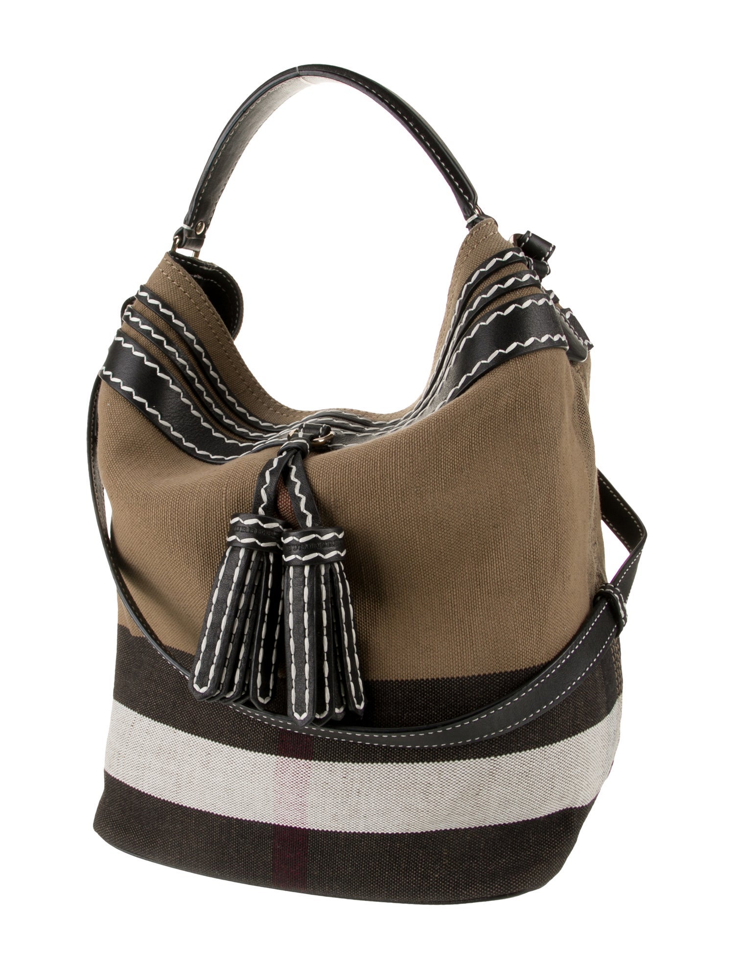 Burberry Super Nova Check Shoulder Bag